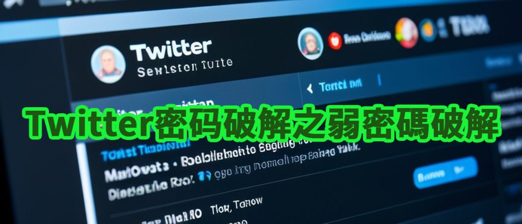 Twitter密码破解之弱密碼破解