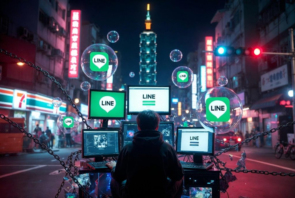 釣魚攻擊破解 LINE 密碼